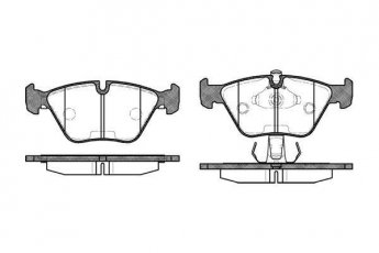 Купить 0270.15 Remsa Тормозные колодки передние БМВ Е39 (2.0, 2.5, 2.8, 3.5) подготовлено для датчика износа колодок