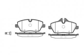 Купить 1131.00 Remsa Тормозные колодки передние BMW E81 (1.6, 2.0) подготовлено для датчика износа колодок