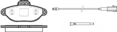 Купить 0414.21 Remsa Тормозные колодки передние Fiorino (1.3 D Multijet, 1.4) с датчиком износа