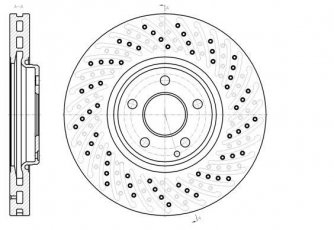 Гальмівний диск 61123.10 Remsa фото 1
