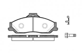 Тормозная колодка 0730.01 Remsa – передние с датчиком износа фото 1