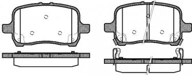 Тормозная колодка 1089.22 Remsa – передние с звуковым предупреждением износа фото 1