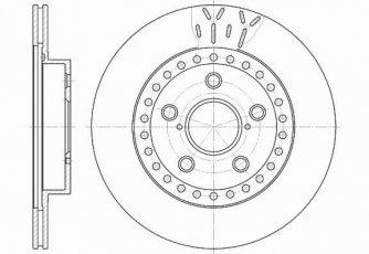 Тормозной диск 6561.10 Remsa фото 1