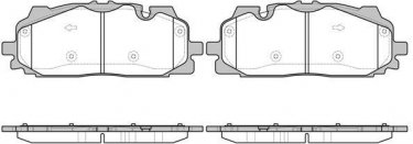 Купить 1667.00 Remsa Тормозные колодки передние Audi A4 B9 (1.4, 2.0, 3.0) подготовлено для датчика износа колодок
