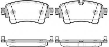 Купить 1669.08 Remsa Тормозные колодки задние Audi Q7 (2.0, 3.0, 4.0) подготовлено для датчика износа колодок