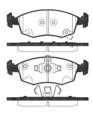 Купити 0172.72 Remsa Гальмівні колодки передні Fiat 500 (0.9, 1.2, 1.4, 1.6) с звуковым предупреждением износа