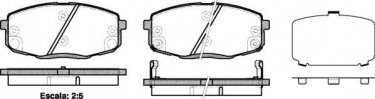 Купить 21038.12 RoadHouse Тормозные колодки передние Hyundai i30 (1.4, 1.6, 2.0) с датчиком износа