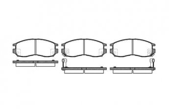 Купить 2460.02 RoadHouse Тормозные колодки передние Кольт 1.8 GTi 16V с датчиком износа