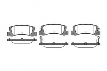 Купить 2214.02 RoadHouse Тормозные колодки задние Corolla (110, 120, 140, 150) (1.4, 1.6, 1.8, 1.9, 2.0) с датчиком износа