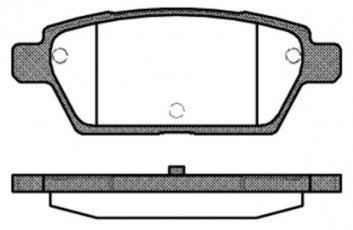 Купити 21195.10 RoadHouse Гальмівні колодки задні Mazda 6 (GG, GY) (1.8, 2.0, 2.3) 