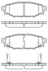 Купити 21136.12 RoadHouse Гальмівні колодки задні Subaru XV (1.6 i, 2.0 D, 2.0 i) с звуковым предупреждением износа