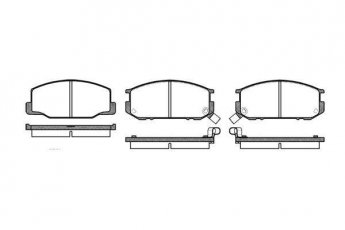 Купити 2152.02 RoadHouse Гальмівні колодки передні Celica (2.0, 2.0 GT, 2.8 i) з датчиком зносу