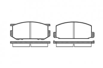 Купить 2109.00 RoadHouse Тормозные колодки передние Corolla (1.6 SR 16V, 1.8 D) 