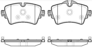 Купить 21599.08 RoadHouse Тормозные колодки передние Cooper 2.0 подготовлено для датчика износа колодок