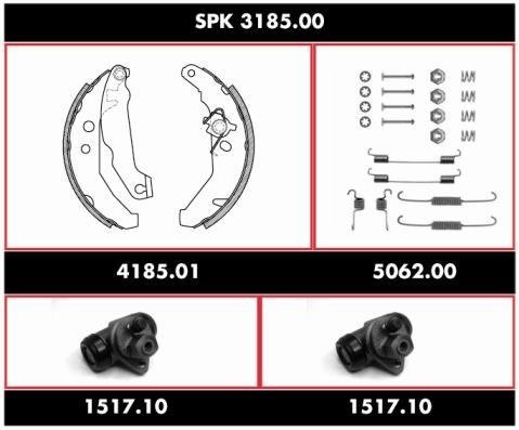 Купить SPK 3185.00 RoadHouse Тормозные колодки  Fiesta 3 (1.1, 1.3, 1.4, 1.8) 