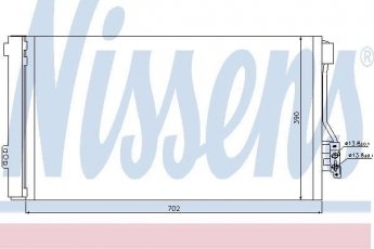 Купити 94674 Nissens Радіатор кондиціонера Віано W639 (2.1, 3.0, 3.2, 3.5, 3.7)