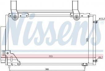 Купить 94735 Nissens Радиатор кондиционера Stream (1.7 16V, 2.0 16V)