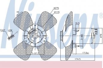 Купить 85801 Nissens Вентилятор охлаждения Транспортер Т4 (1.8, 1.9, 2.0, 2.4, 2.5)