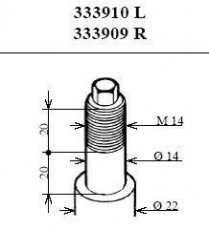 Амортизатор 333909 KYB – передній правий двотрубний газовий фото 2