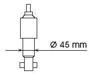 Амортизатор 554070 KYB – передний однотрубный газовый фото 2