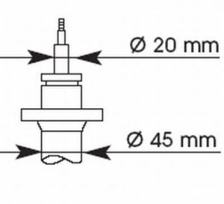 Купити 373019 KYB Амортизатор передній двотрубний газовий БМВ Е30 (1.6, 1.8, 2.0, 2.4)