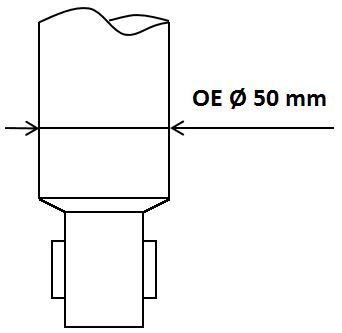 Амортизатор 5550001 KYB – задній однотрубный газовий фото 1