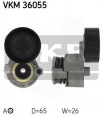 Купить VKM 36055 SKF Ролик приводного ремня Ниссан Жук 1.5 dCi, D-наружный: 65 мм, ширина 26 мм