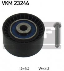 Купить VKM 23246 SKF Ролик приводного ремня Пежо 605 (2.0 16V, 2.1 TD 12V, 2.1 Turbo Diesel), D-наружный: 60 мм, ширина 30 мм