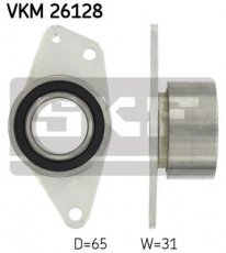 Купить VKM 26128 SKF Ролик приводного ремня Espace 1.9 dTi, D-наружный: 65 мм, ширина 31 мм