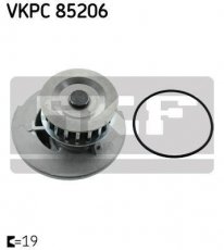 Купить VKPC 85206 SKF Помпа Вектру (А, Б) (1.4, 1.6)