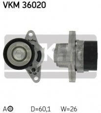 Купить VKM 36020 SKF Ролик приводного ремня Laguna (1.6, 1.8, 2.0), D-наружный: 60 мм, ширина 26 мм