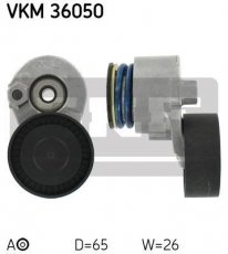 Купить VKM 36050 SKF Ролик приводного ремня Кенго 1.5 dCi, D-наружный: 65 мм, ширина 26 мм