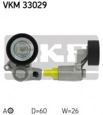 Купити VKM 33029 SKF Ролик приводного ременя Експерт (1.9 D, 1.9 D 70, 1.9 TD), D-зовнішній: 60 мм, ширина 26 мм