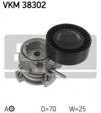 Купить VKM 38302 SKF Ролик приводного ремня БМВ Е60 (520 i, 525 i, 530 i), D-наружный: 70 мм, ширина 25 мм