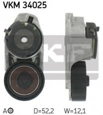 Купити VKM 34025 SKF Ролик приводного ременя Х Тайп (2.0 D, 2.2 D), D-зовнішній: 52,2 мм, ширина 18 мм