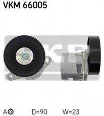 Купити VKM 66005 SKF Ролик приводного ременя Grand Vitara 2.0, D-зовнішній: 90 мм, ширина 23 мм
