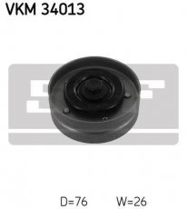 Купить VKM 34013 SKF Ролик приводного ремня Фиеста (1.4, 1.6), D-наружный: 76 мм, ширина 26 мм