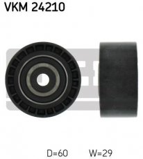 Купить VKM 24210 SKF Ролик приводного ремня Ford, D-наружный: 60 мм, ширина 29 мм