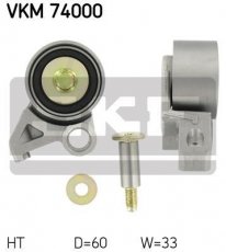 Купити VKM 74000 SKF Ролик ГРМ Xedos 9 (2.0, 2.5), ширина 33 мм