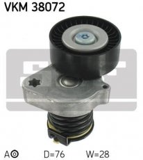 Купить VKM 38072 SKF Ролик приводного ремня Sprinter 1.8, D-наружный: 76 мм, ширина 28 мм