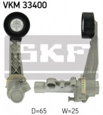 Купить VKM 33400 SKF Ролик приводного ремня Ситроен С4 (1.4, 1.6), D-наружный: 65 мм, ширина 25 мм