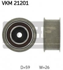 Купить VKM 21201 SKF Ролик приводного ремня Audi A8 (2.8, 2.8 quattro), D-наружный: 59 мм, ширина 26 мм