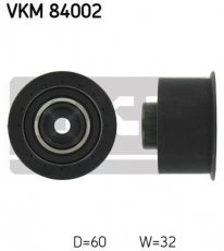 Ролик приводного ременя VKM 84002 SKF – D-зовнішній: 60 мм, ширина 34 мм фото 1