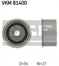 Ролик приводного ремня VKM 81400 SKF – D-наружный: 50 мм, ширина 27 мм фото 1