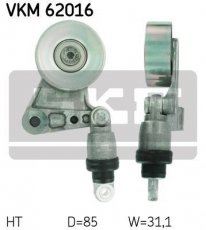Купить VKM 62016 SKF Ролик приводного ремня, D-наружный: 85 мм, ширина 31,1 мм