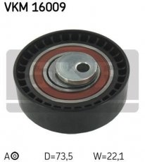 Купити VKM 16009 SKF Ролик ГРМ Sandero (1.4, 1.6), ширина 22,1 мм