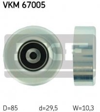 Ролик приводного ремня VKM 67005 SKF – D-наружный: 85 мм, ширина 29,5 мм фото 1