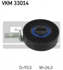Купити VKM 33014 SKF Ролик приводного ременя Пежо 605 2.5 Turbo Diesel, D-зовнішній: 94 мм, ширина 26 мм