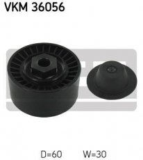 Купити VKM 36056 SKF Ролик приводного ременя Twingo 1.1, D-зовнішній: 60 мм, ширина 30 мм
