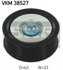Купить VKM 38527 SKF Ролик приводного ремня, D-наружный: 62 мм, ширина 23 мм
